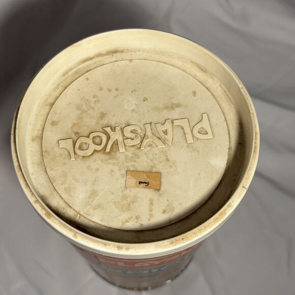 Vintage 1970 PLAYSKOOL Plastic Building Blocks Bricks Milton Bradley - Picture 2 of 5